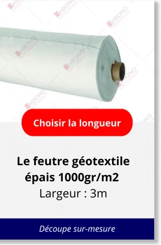 feutre géotextile épais 1000gr