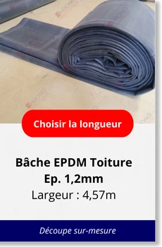 bache epdm toiture