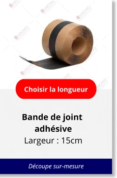 bande de joint adhésive epdm